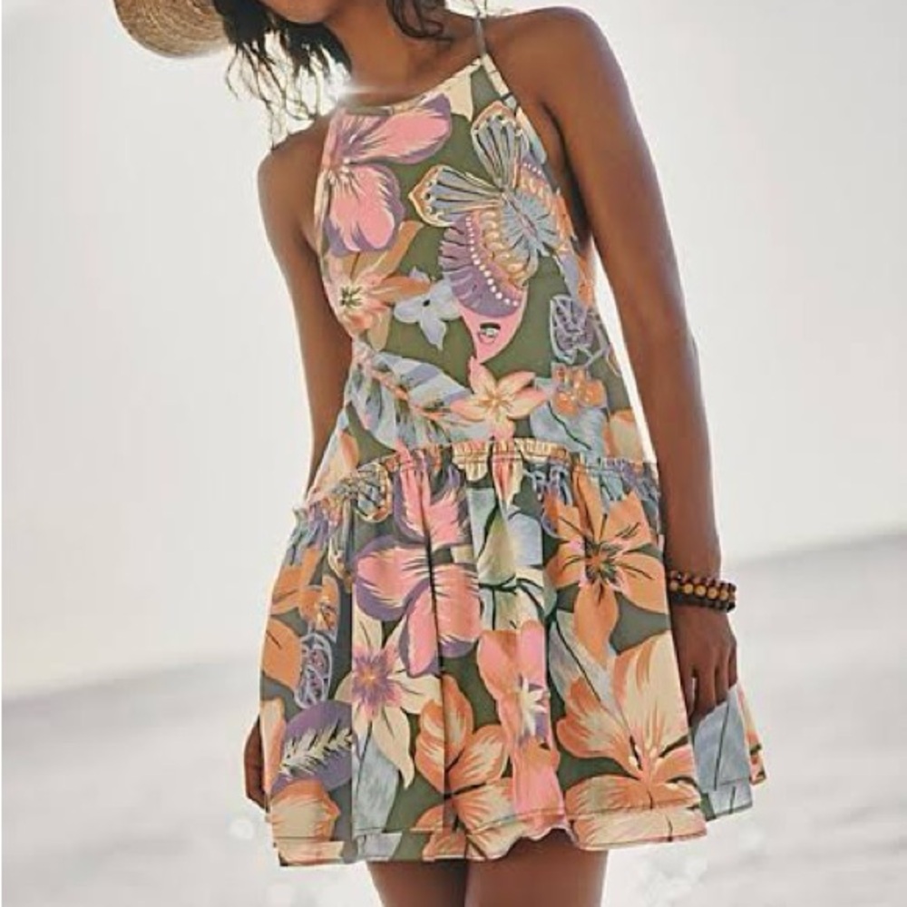 Free People Desert Island Mini Dress